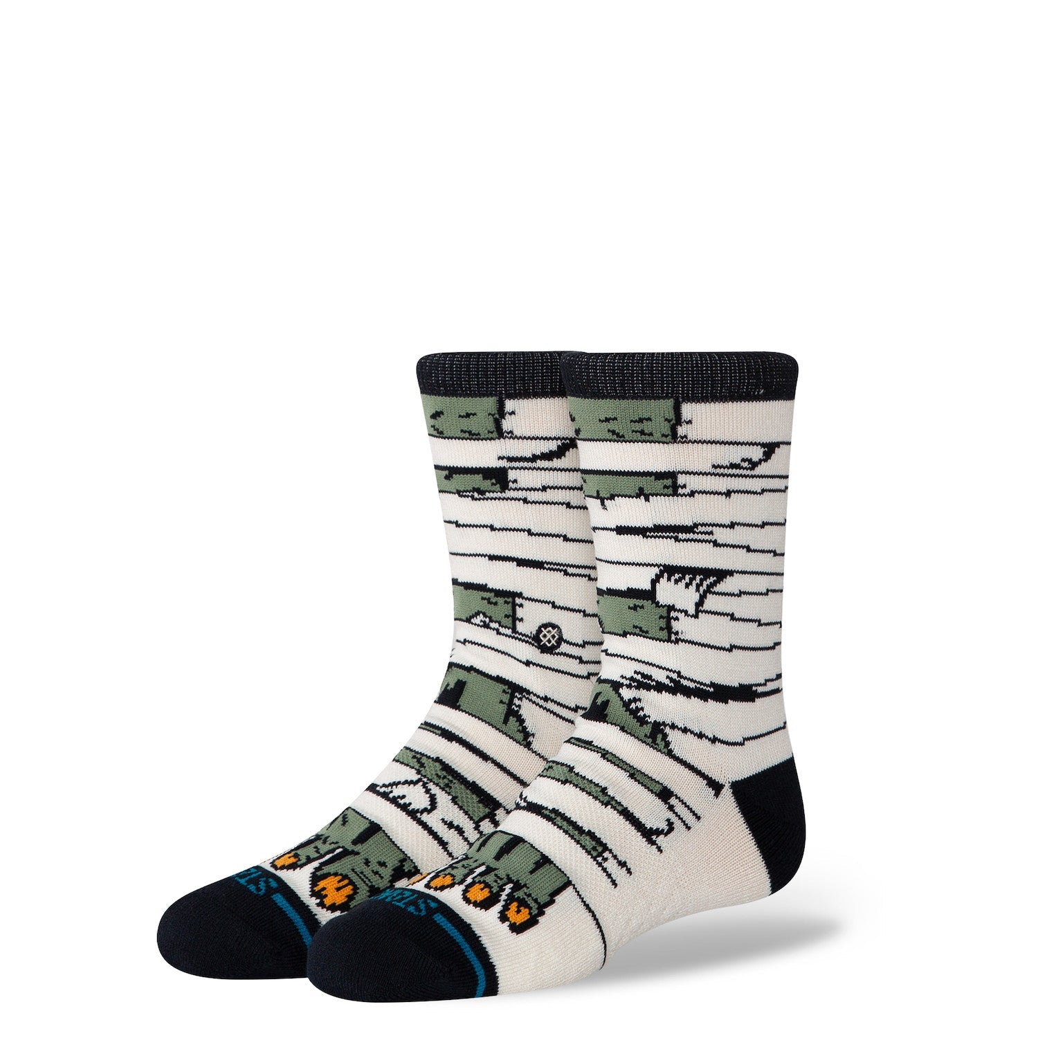Stance Mummy Madness Kids Crew Socks - Canvas