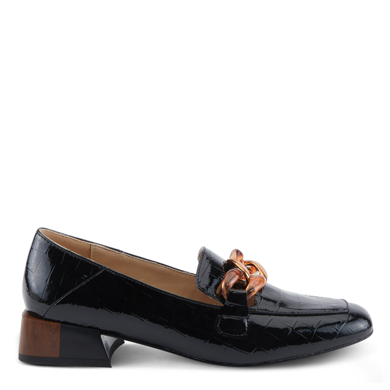 Stylish and comfortable men's AZURA BALDWIN SHOES in black leather