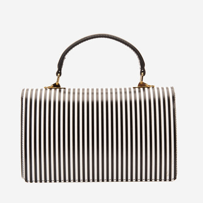 The Santa Amaro Striped Leather Handbag