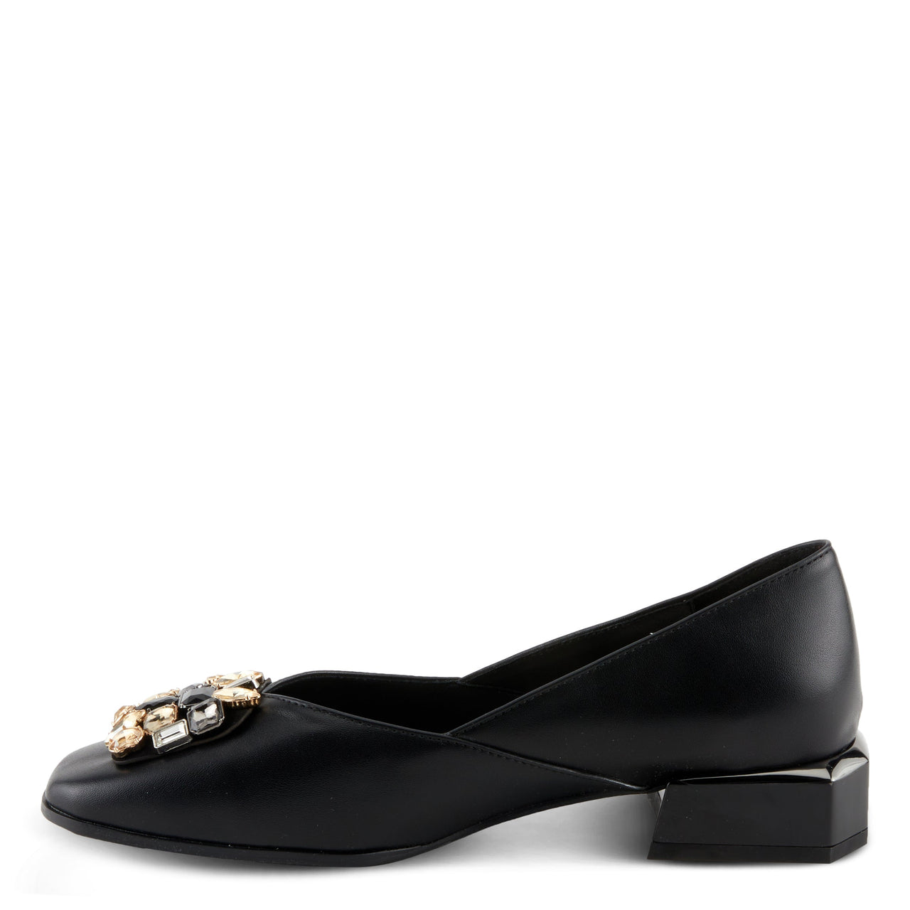 Stylish and elegant women's Azura Bellish shoes in black patent leather