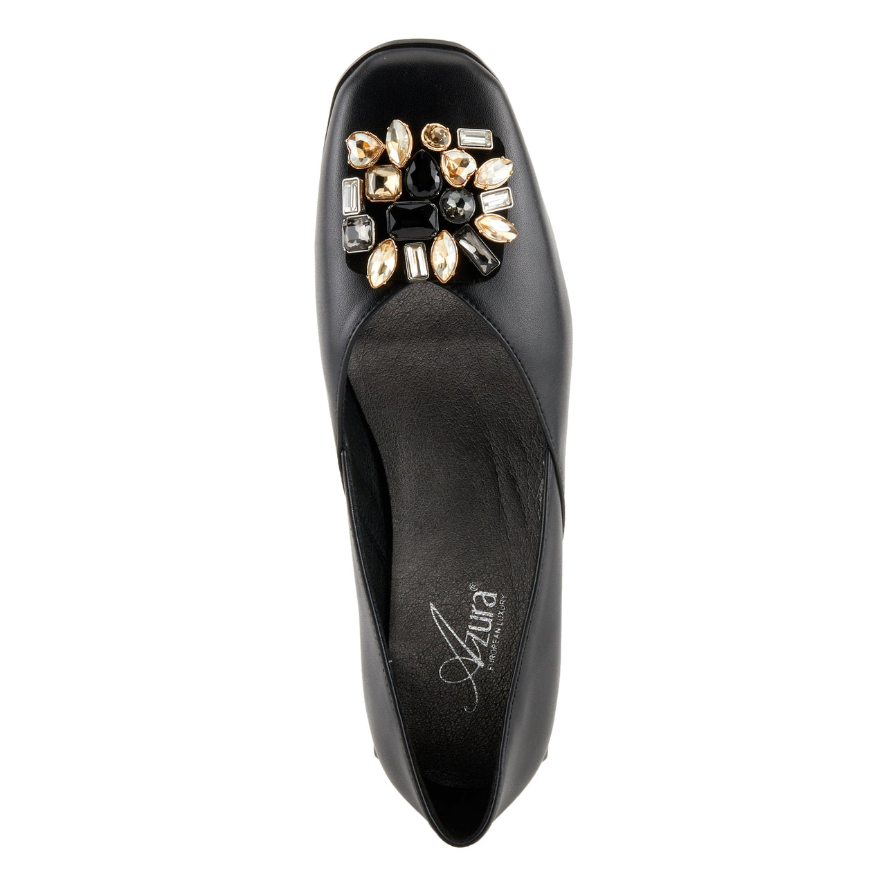 Stunning Azura Bellish shoes in elegant black with intricate embellishments