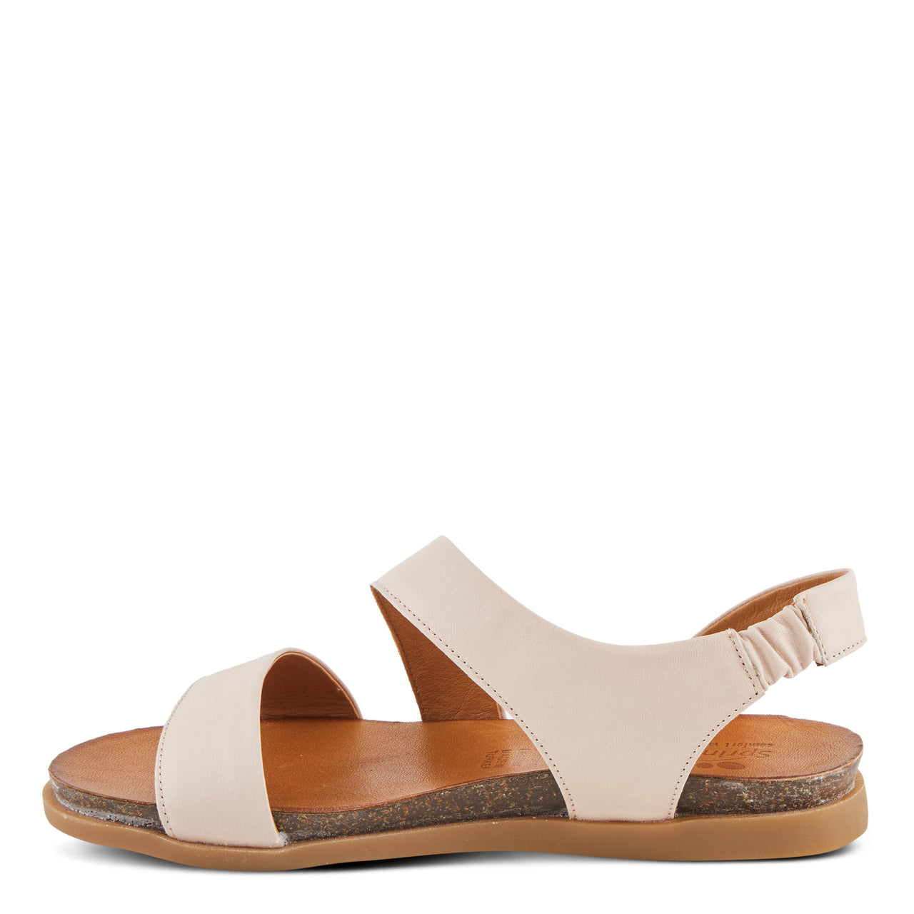 Spring Step Besitos Sandals in brown leather, featuring an adjustable ankle strap and cushioned footbed for all-day comfort and style