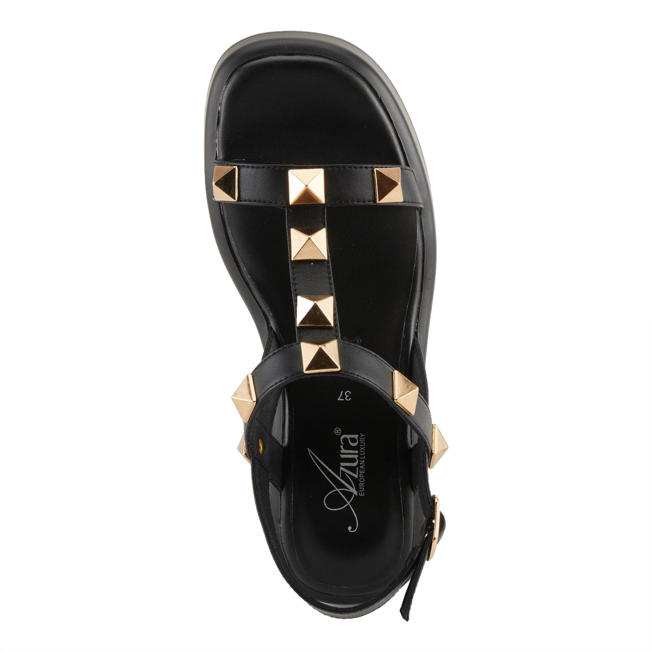 Women's Spring Step Shoes Azura Boogierock Sandals in elegant black design, perfect for casual outings and summer strolls