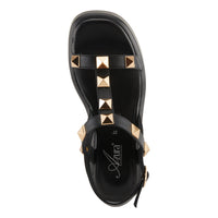 Thumbnail for Women's Spring Step Shoes Azura Boogierock Sandals in elegant black design, perfect for casual outings and summer strolls
