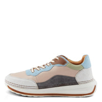 Thumbnail for  Spring Step Booker Sneakers in Taupe with Padded Collar and Flexible Rubber Outsole