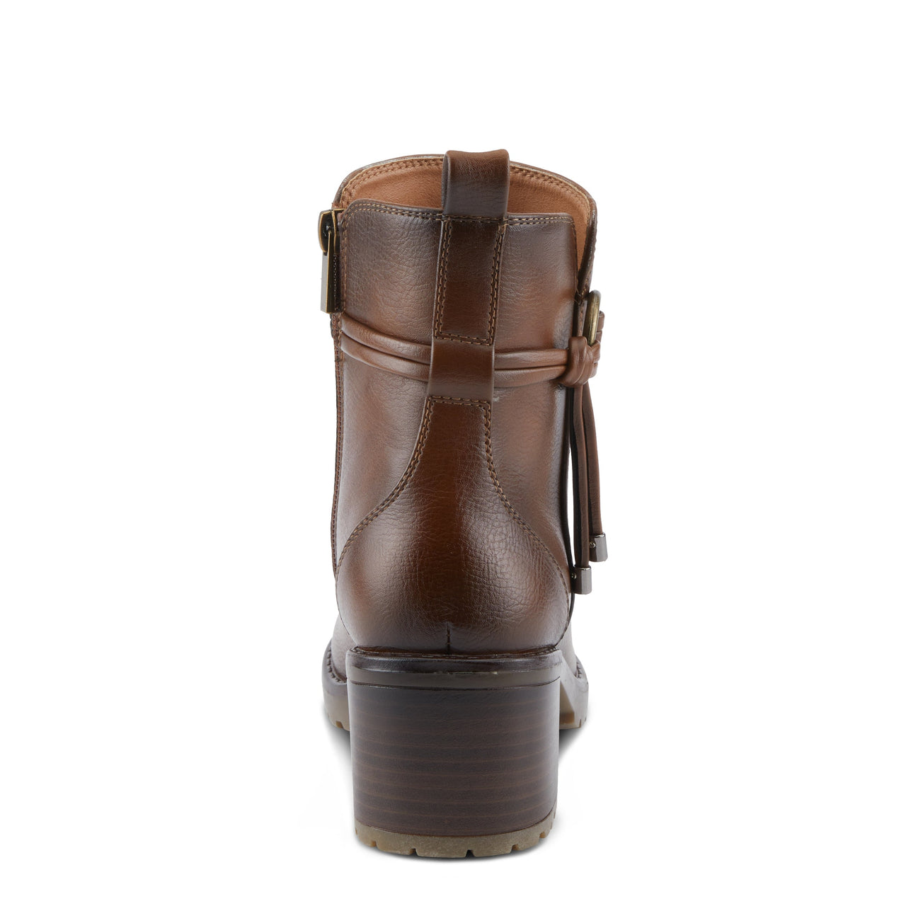 Stylish and sophisticated PATRIZIA BRIGGS BOOTS in rich brown leather