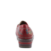 Thumbnail for A close-up image of L'ARTISTE BURBANK-FLOWER CLOGS, featuring hand-painted floral design and leather construction, perfect for adding a pop of color and style to any outfit