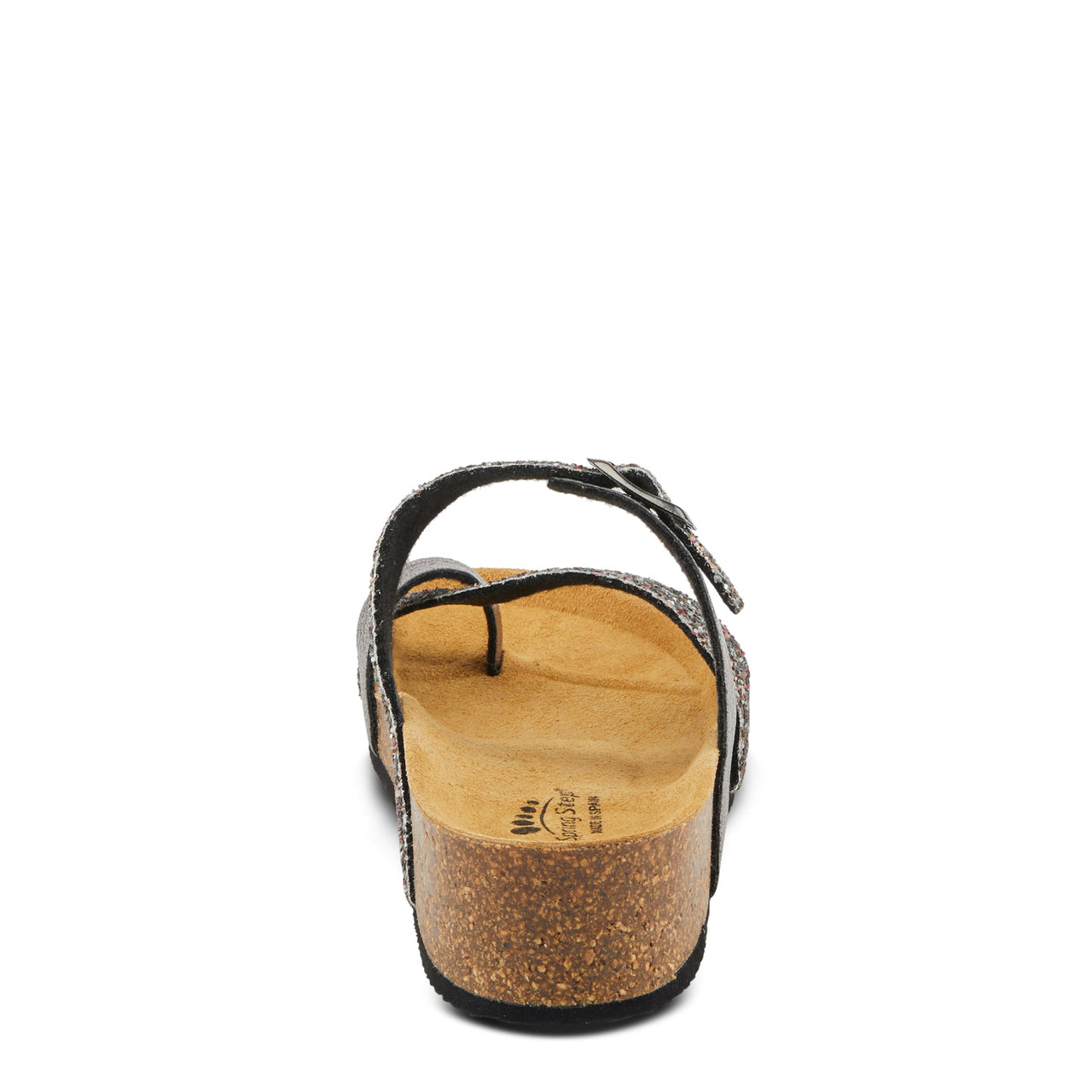 Spring Step Burch Sandals in bronze leather with anatomical cushioned insoles and arch support