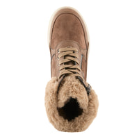 Thumbnail for Stylish FLEXUS BURRELL BOOTS in brown suede with faux fur lining