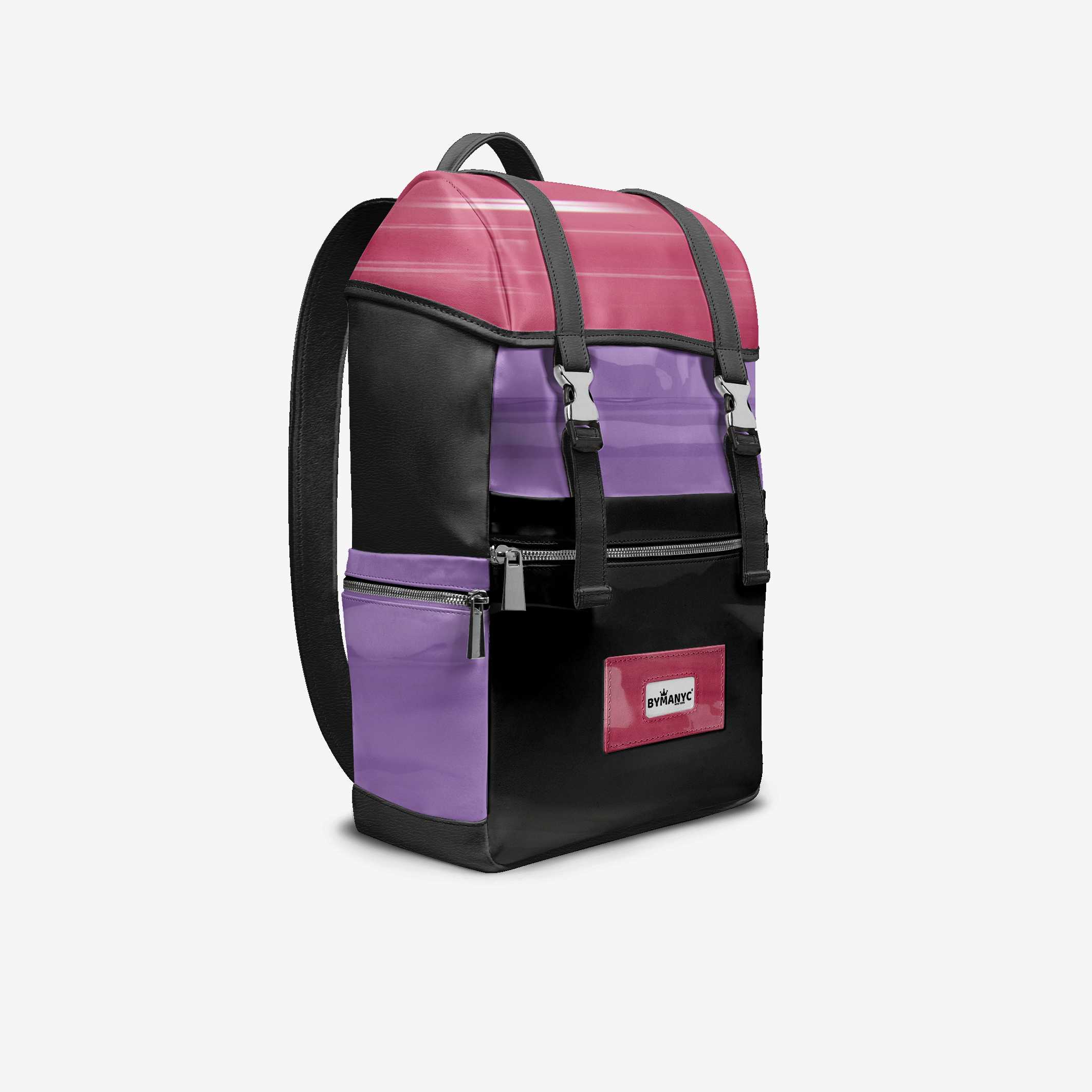 BYMANYC ® New York – NYC COUTURE Backpack in Berry & Violet Storm