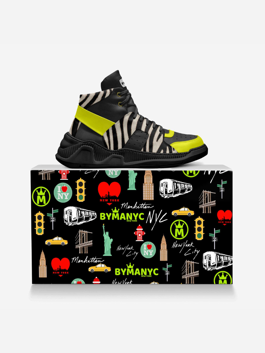 BYMANYC New York Park Avenue Chic Vegan Leather Sneakers