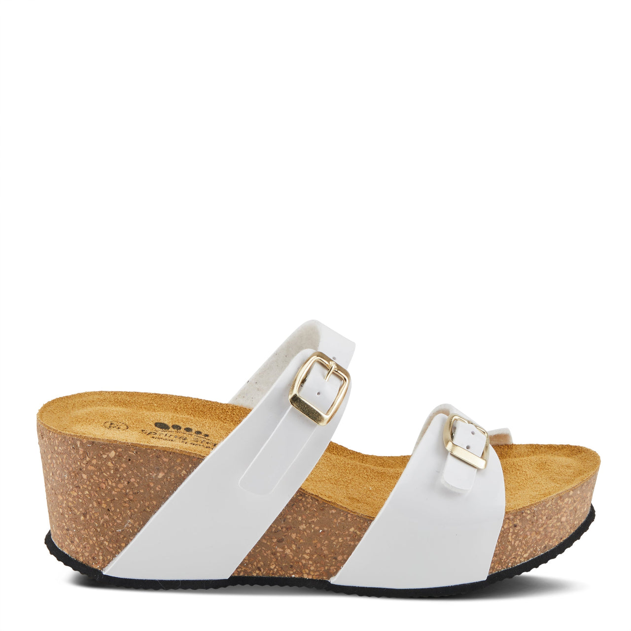 Classic Spring Step Bynum Sandals featuring a chic laser-cut leather upper and cushioned insoles for all-day comfort