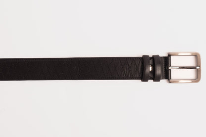 The Adler Black Leather Belt