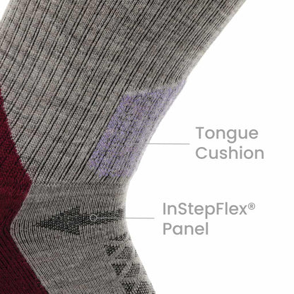 3 Pack Berry - Hike Crew Midweight Merino Wool Sock