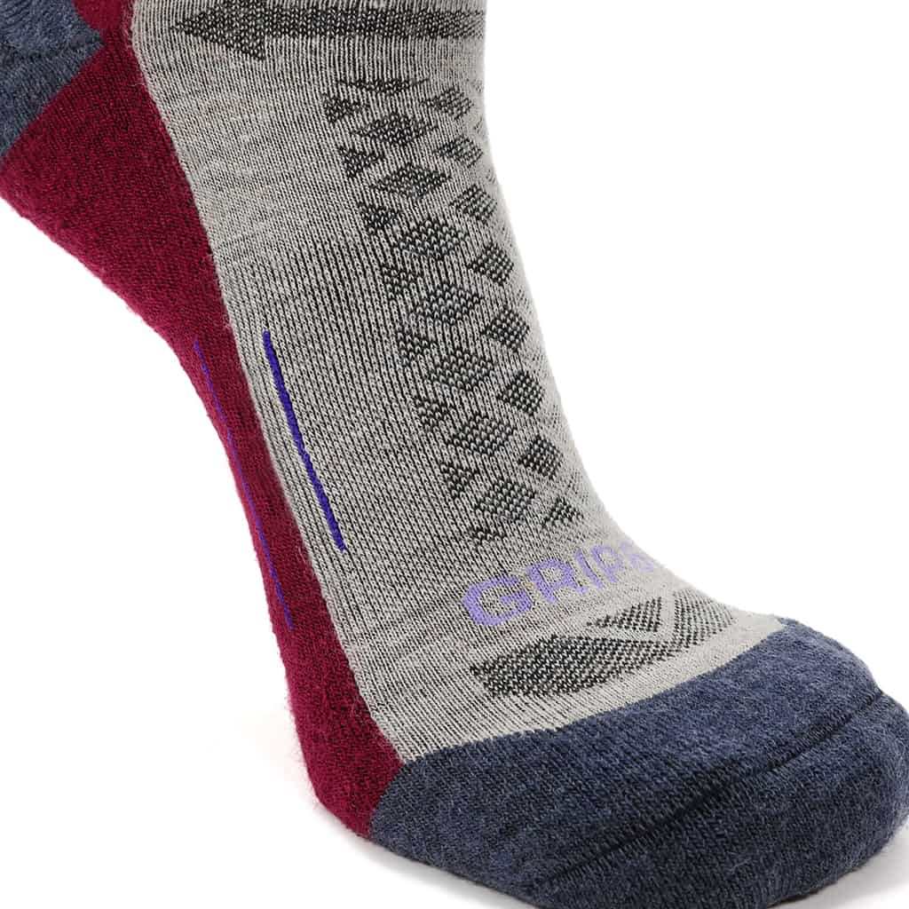 3 Pack Berry - Hike Crew Midweight Merino Wool Sock