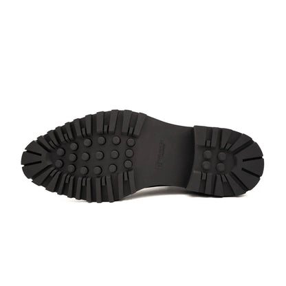 Platform Chelsea Boot Premium Calfskin Leather Black