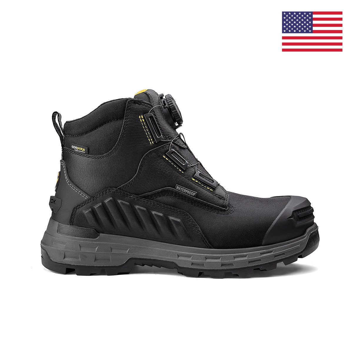 Wildwood 6” Composite Toe Turbolace™ Work Boot - Black - Made in USA