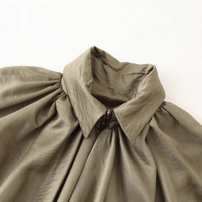 BYMANYC New York Blazer Bomber Women Khaki