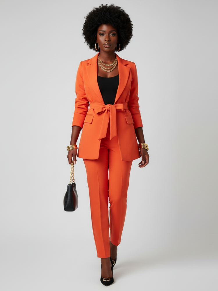 Blazer Tie-Waist, Tribeca | Women - BYMANYC ® New York