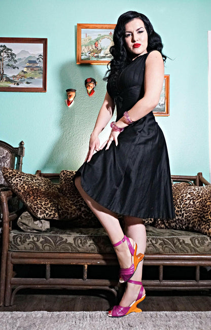 Lucky Lou Shoes Women's the Boom Boom - in Orchid