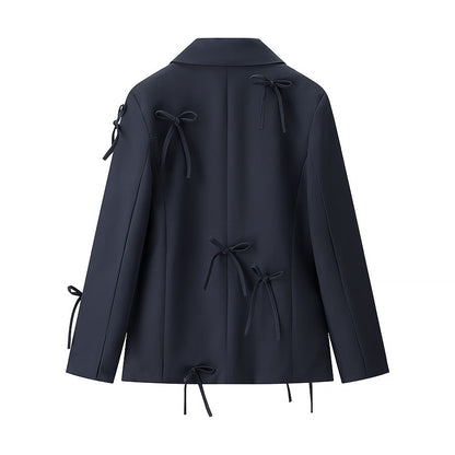Bow-Detail Versatile Blazer, Soho | BYMANYC ® New York