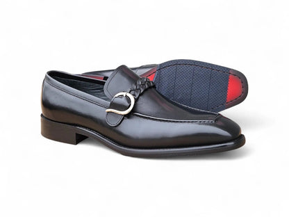 Carrucci Braided Bit Loafer Men's Leather Ks509-46