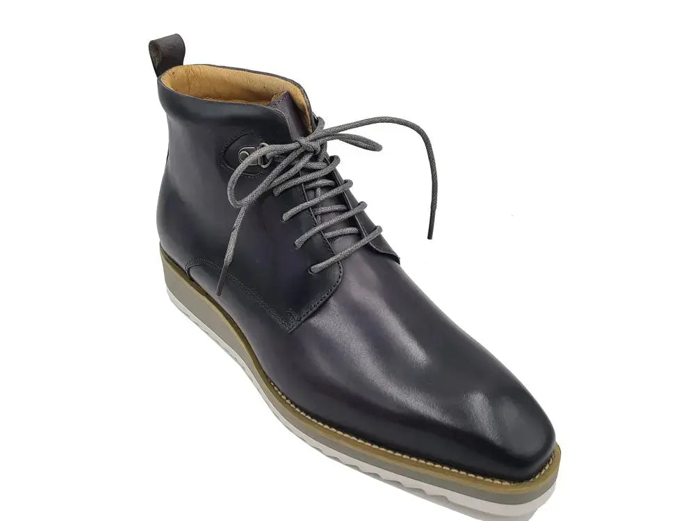 KB Burnished Calfskin Lace Up Boot Patina Finish KB515-16