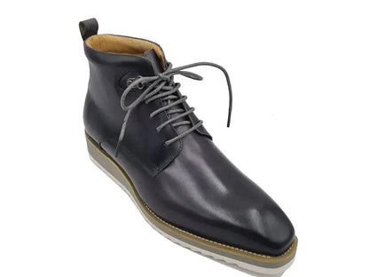 KB Burnished Calfskin Lace Up Boot Patina Finish KB515-16