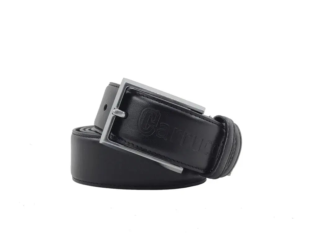 Carrucci Burnished Calfskin Belt Calfskin Leather KC1