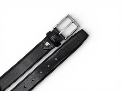 Carrucci Burnished Calfskin Belt Calfskin Leather KC1