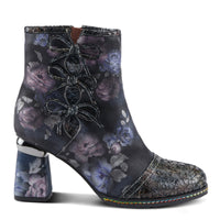 Thumbnail for L'Artiste Carre Boots with Stacked Wooden Heel and Textured Outsole