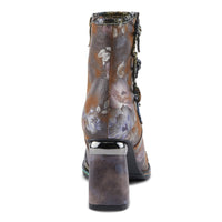 Thumbnail for L'Artiste Carre Boots with Soft Textile Lining and Padded Collar