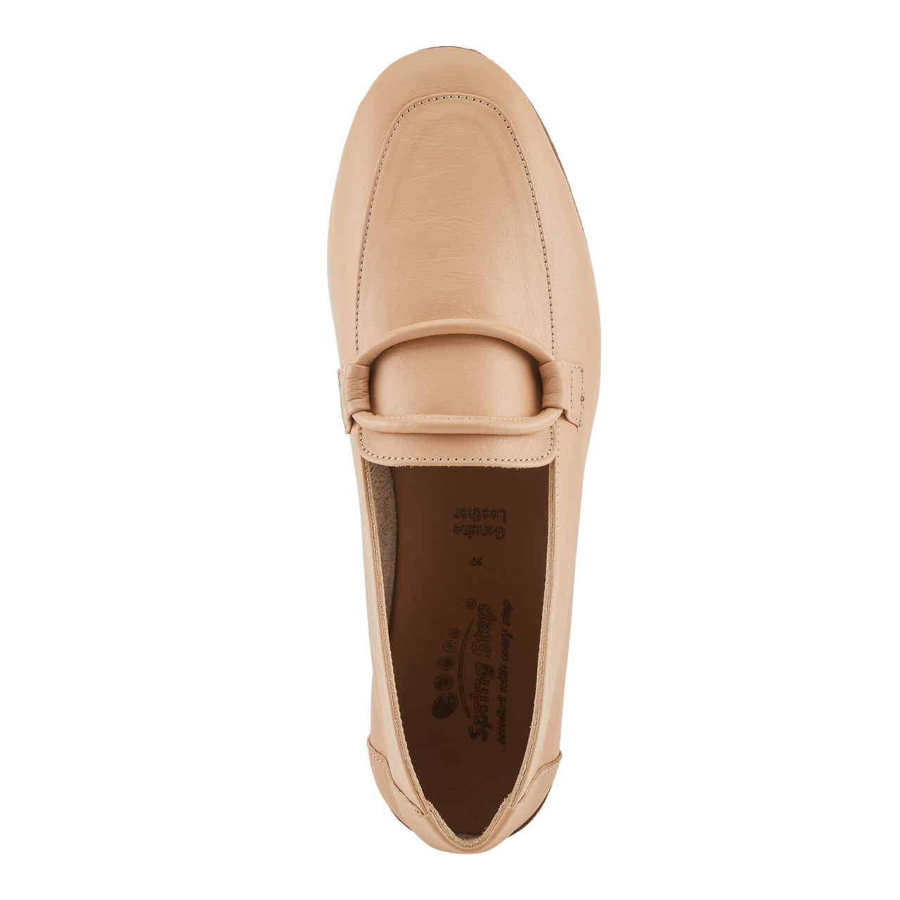 Black leather Spring Step Carrington shoes with cushioned insoles and slip-resistant soles for all-day comfort and safety