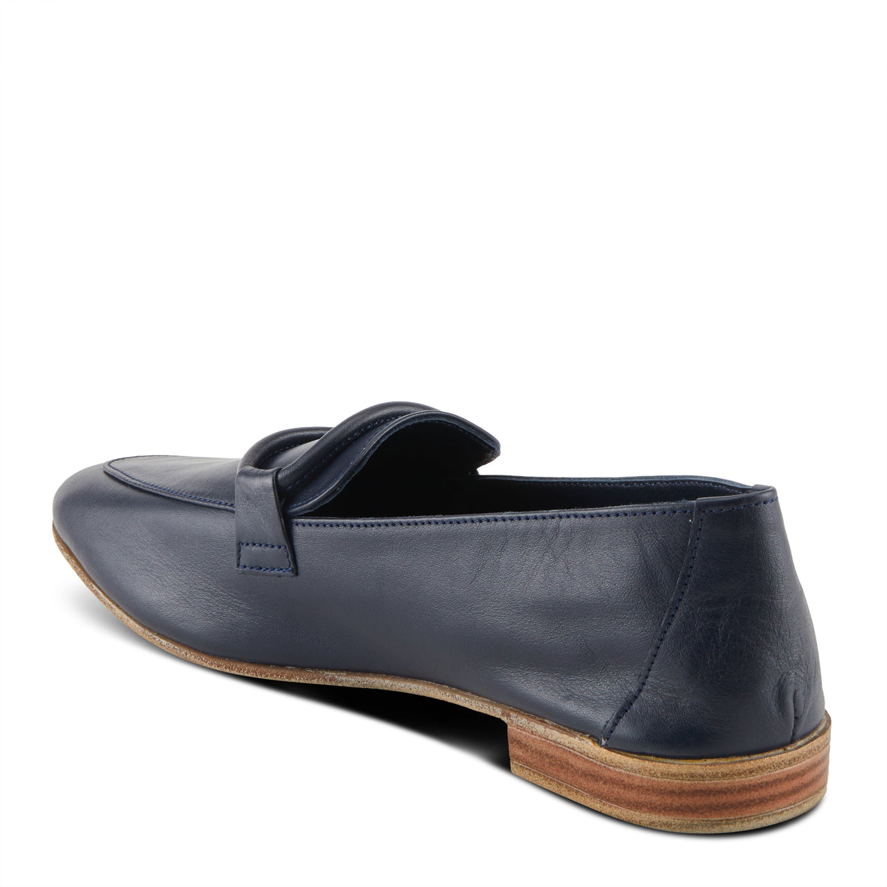 Black leather Spring Step Carrington shoes with cushioned insoles and slip-resistant soles for ultimate comfort and safety