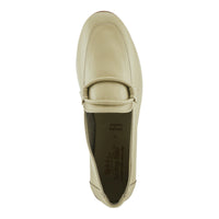 Thumbnail for Spring Step Carrington Shoes: Women's black leather loafers with stylish stitching