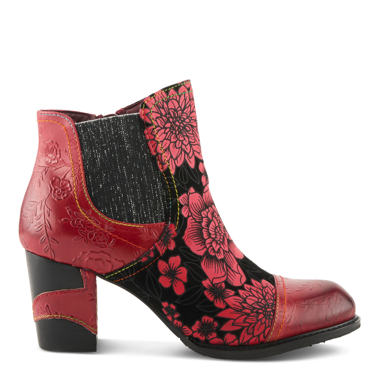 Handcrafted L'ARTISTE CEJA BOOTS featuring a stacked heel