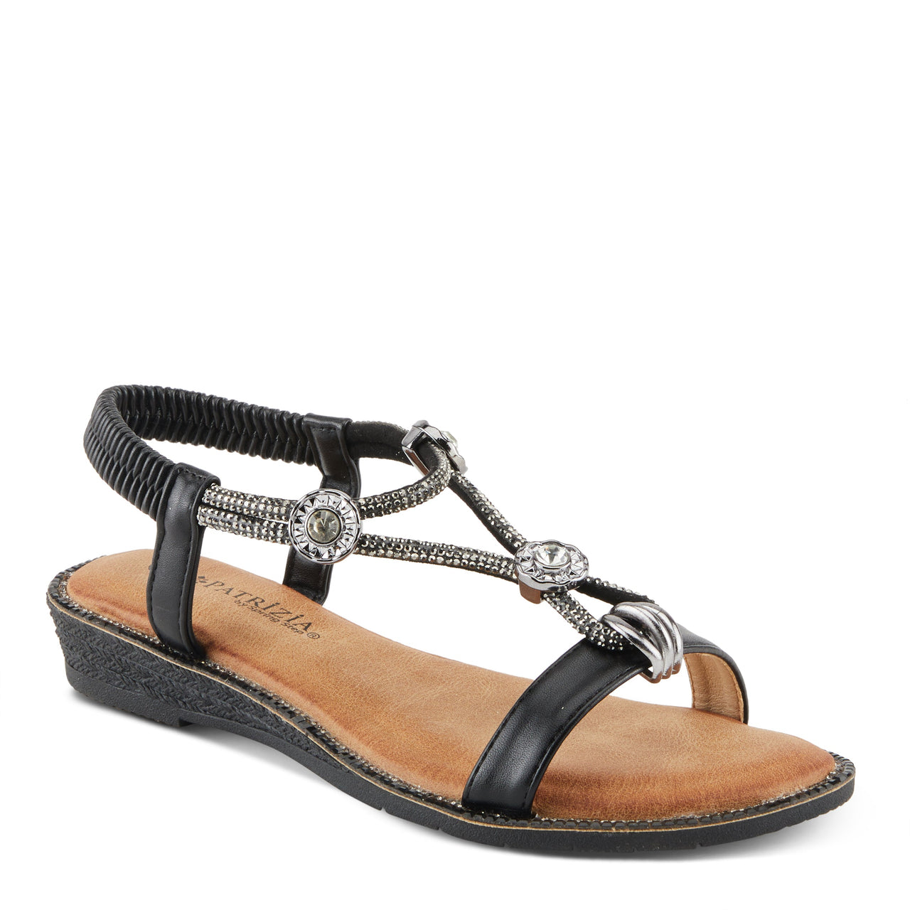 Buy Patrizia Charmer Sandals Women’s Vegan Leather T-Strap - Flat Sandal Casual Sandals from Don’t Panic Shoes | Best Prices & Fast Shipping