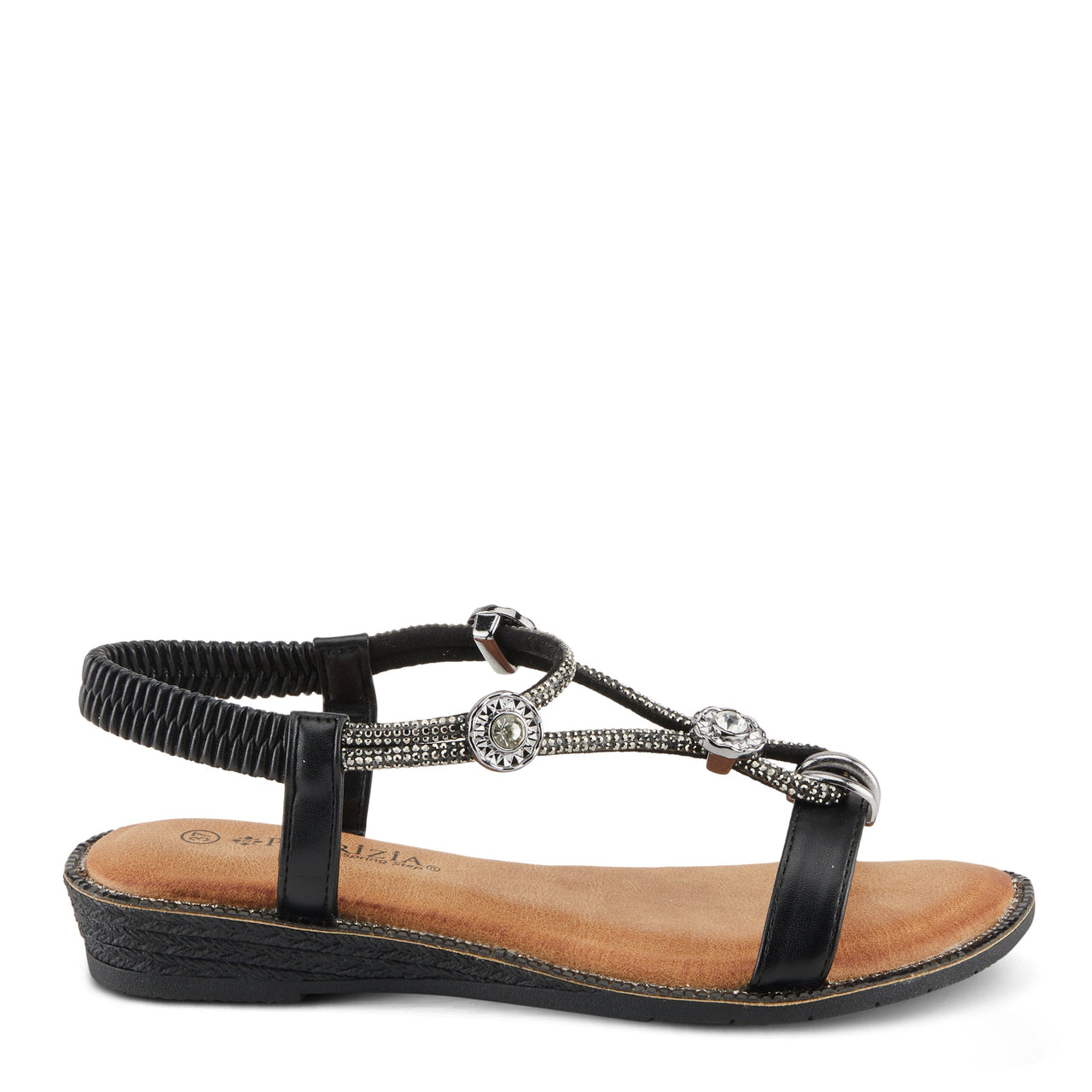 Buy Patrizia Charmer Sandals Women’s Vegan Leather T-Strap - Flat Sandal Casual Sandals from Don’t Panic Shoes | Best Prices & Fast Shipping