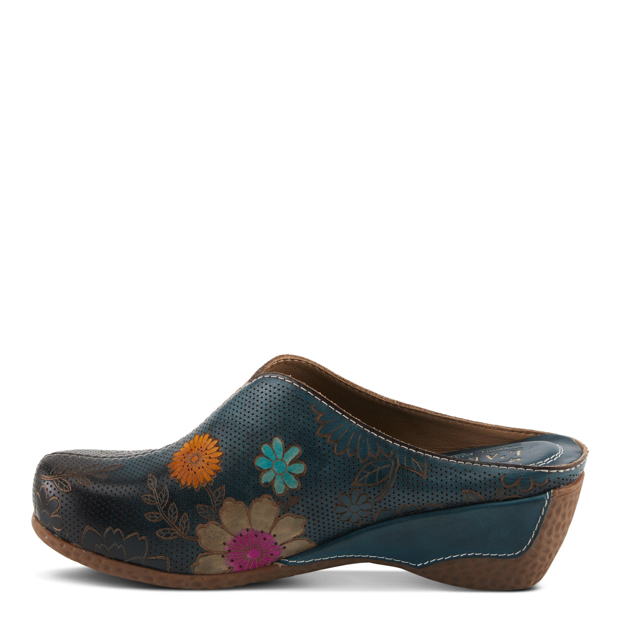 Buy L'Artiste Chienti Clogs Women'S Hand-Painted Leather - Clogs Casual Clogs from Don’t Panic Shoes | Best Prices & Fast Shipping