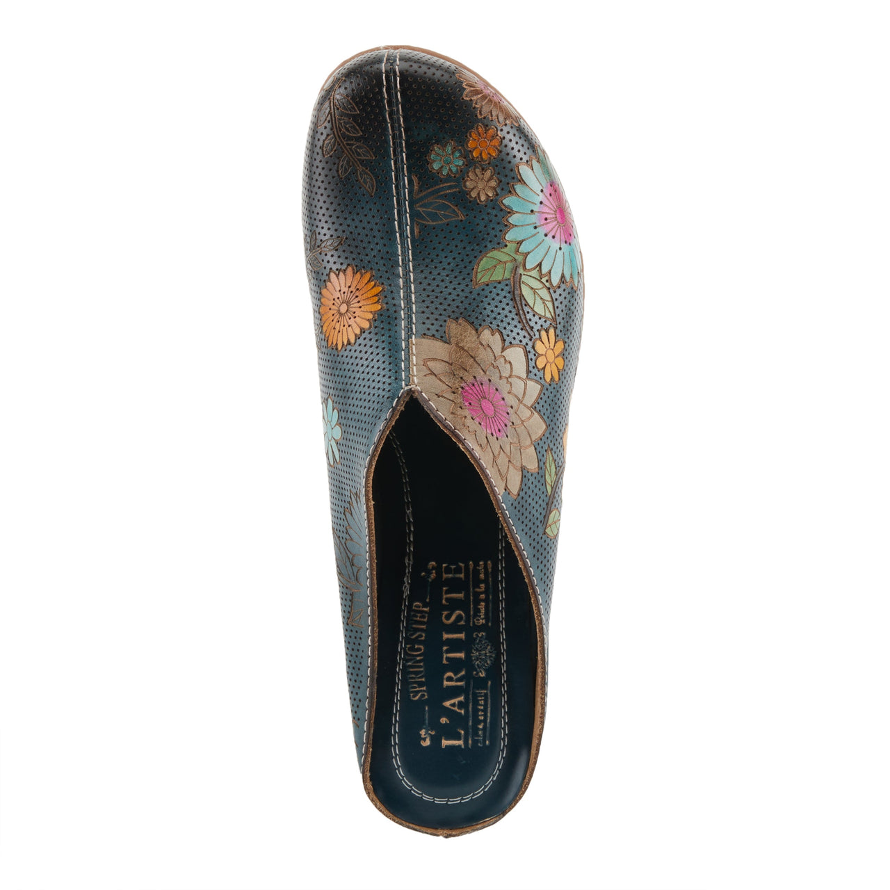 Buy L'Artiste Chienti Clogs Women'S Hand-Painted Leather - Clogs Casual Clogs from Don’t Panic Shoes | Best Prices & Fast Shipping