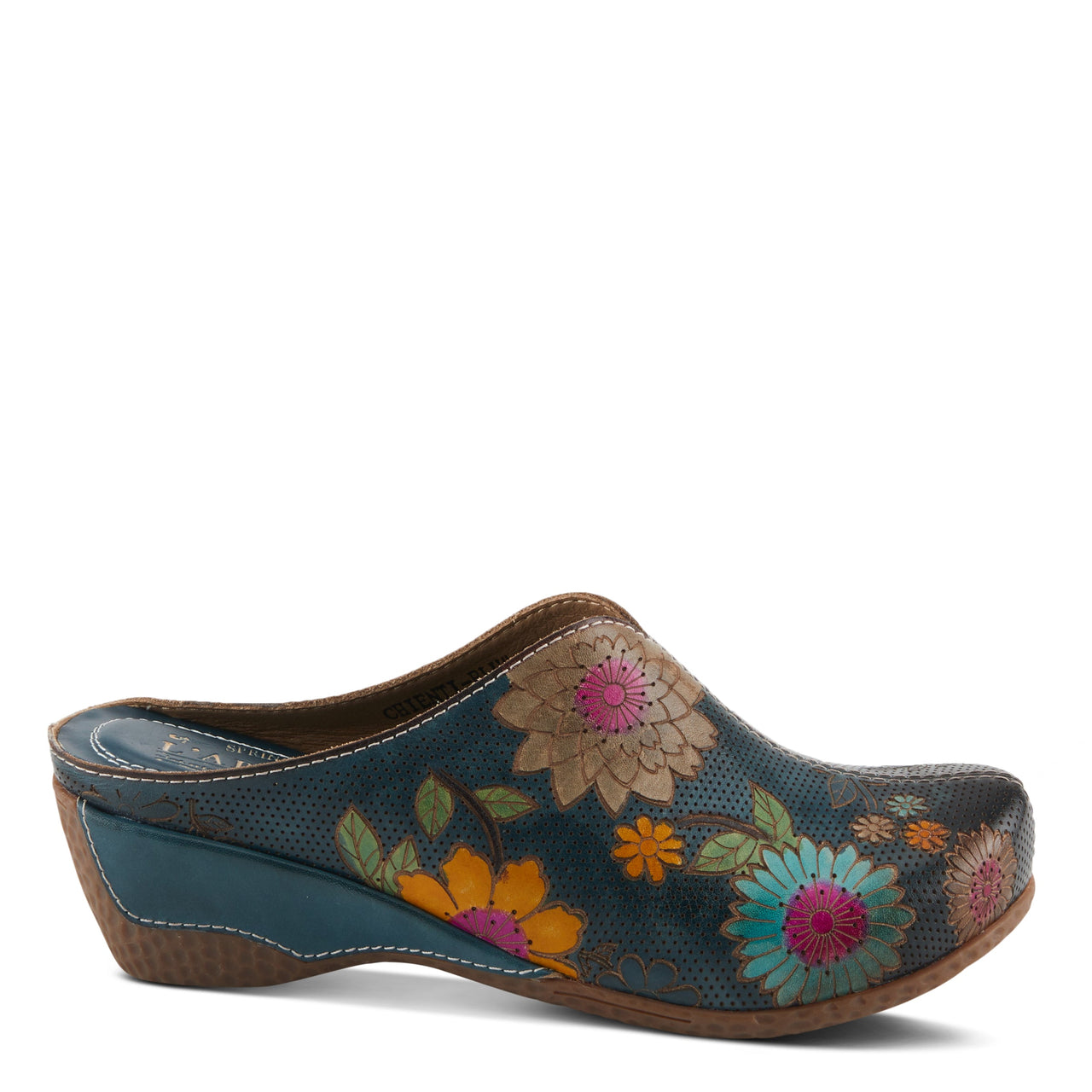 Buy L'Artiste Chienti Clogs Women'S Hand-Painted Leather - Clogs Casual Clogs from Don’t Panic Shoes | Best Prices & Fast Shipping