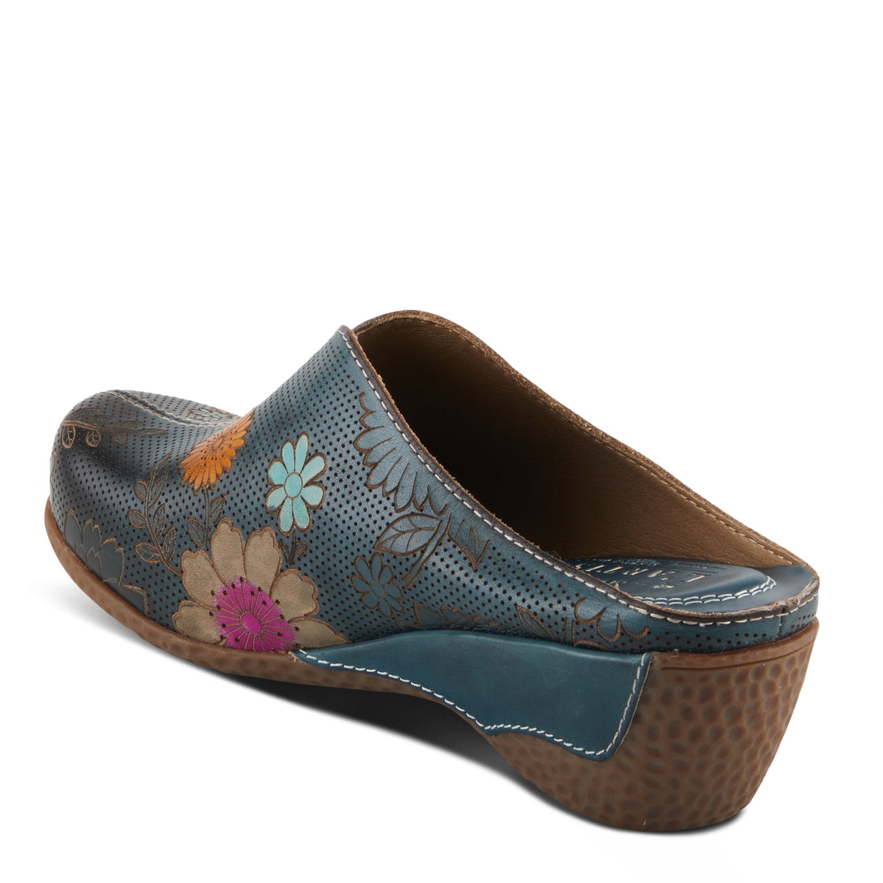 Buy L'Artiste Chienti Clogs Women'S Hand-Painted Leather - Clogs Casual Clogs from Don’t Panic Shoes | Best Prices & Fast Shipping