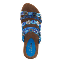 Thumbnail for Buy Azura Claretha Slide Sandal Women’s Beaded Suede Platform - Slide Sandals from Don’t Panic Shoes | Best Prices & Fast Shipping