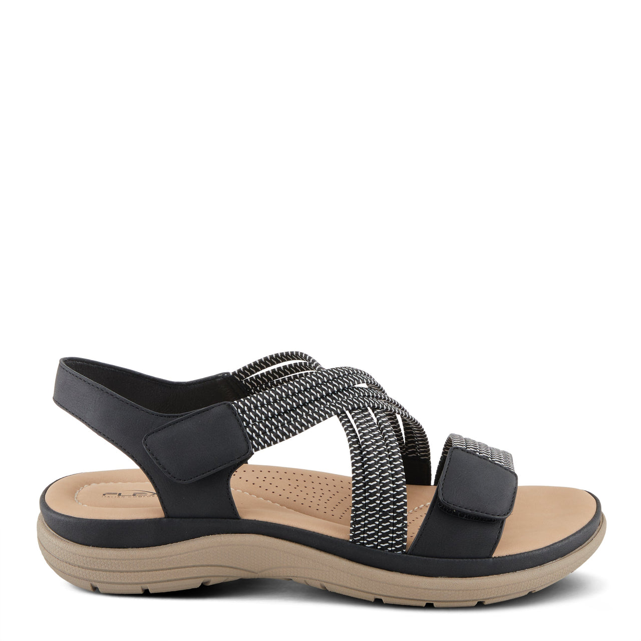 Buy Flexus Crossbeam Sandals Women’s Vegan Leather Comfort 1.5" - Slides Casual Sandals from Don’t Panic Shoes | Best Prices & Fast Shipping