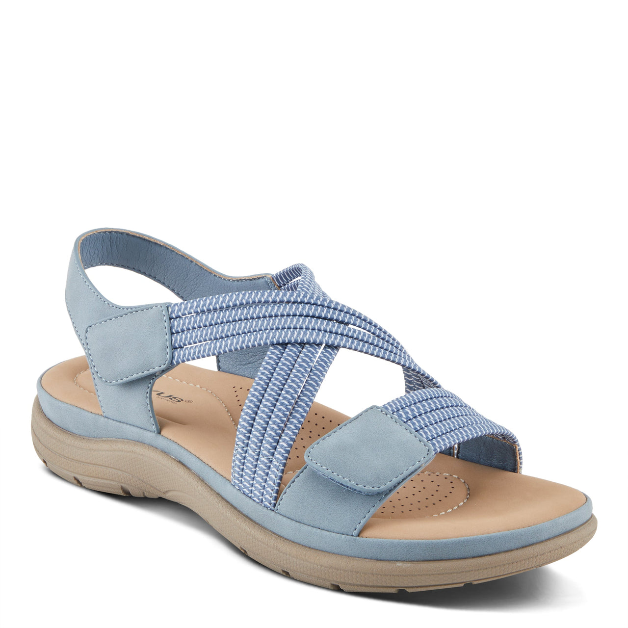 Buy Flexus Crossbeam Sandals Women’s Vegan Leather Comfort 1.5" - Slides Casual Sandals from Don’t Panic Shoes | Best Prices & Fast Shipping