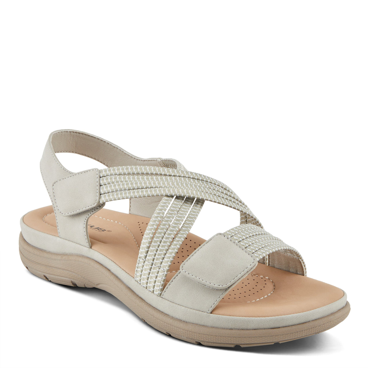 Buy Flexus Crossbeam Sandals Women’s Vegan Leather Comfort 1.5" - Slides Casual Sandals from Don’t Panic Shoes | Best Prices & Fast Shipping