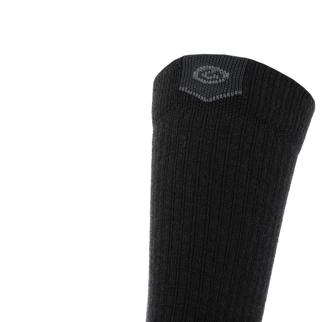 3 Pack Carbon - Casual Crew Midweight Merino Wool Sock