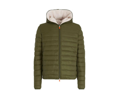 Save The Duck Giga Men’s Vegan Down Hooded Puffer Jacket