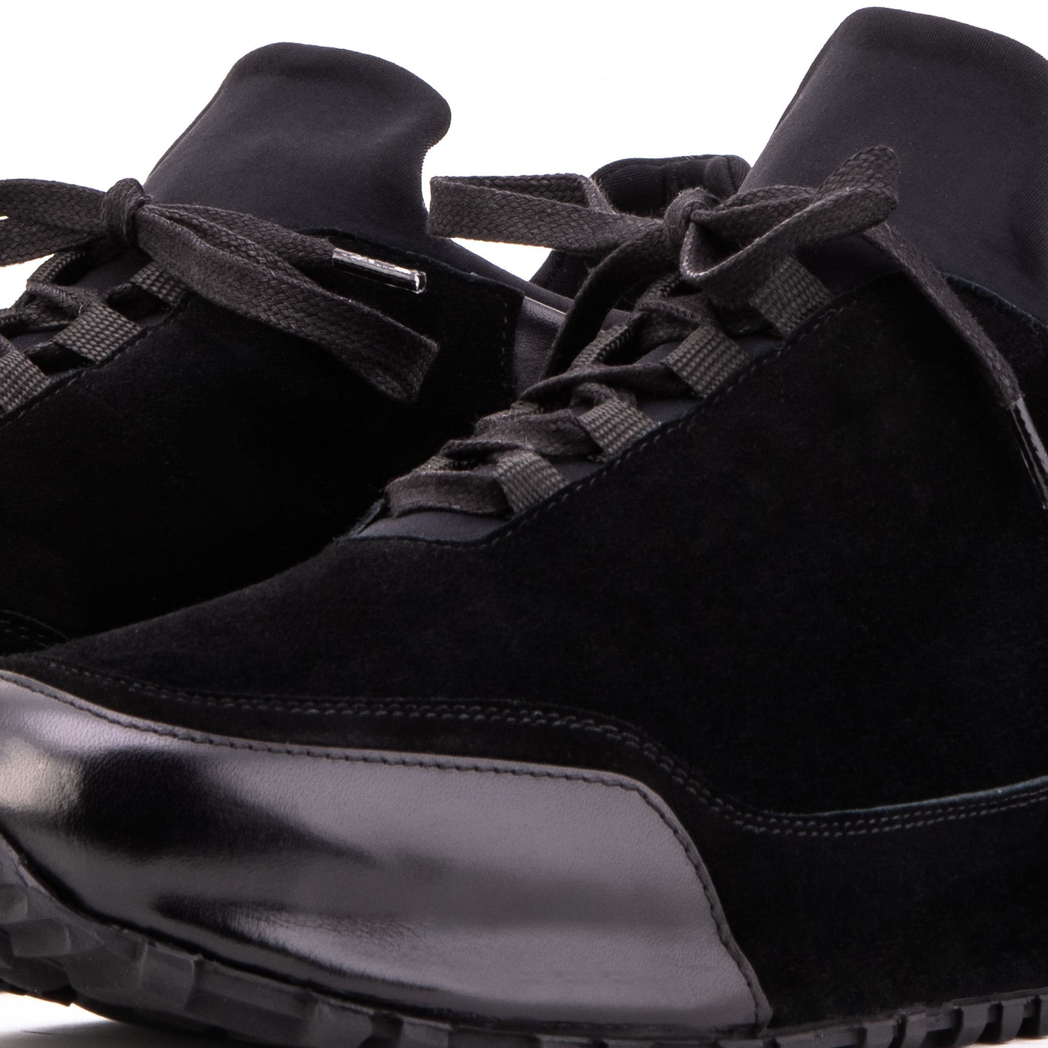 Vinci Leather Shoes The Hudson Black Suede Men Sneaker