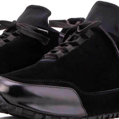 Vinci Leather Shoes The Hudson Black Suede Men Sneaker